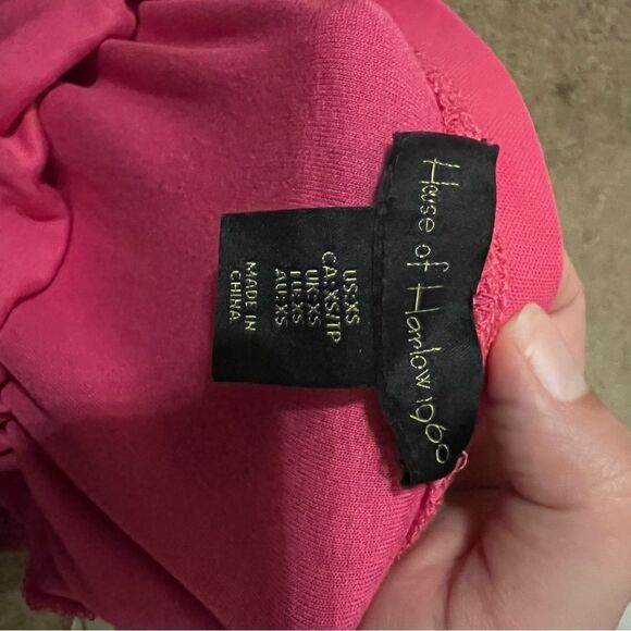 House Of Harlow 1960 2 Piece MIDI Skirt & Top Set Ruched Stretch Mesh sz xs - Picture 10 of 13